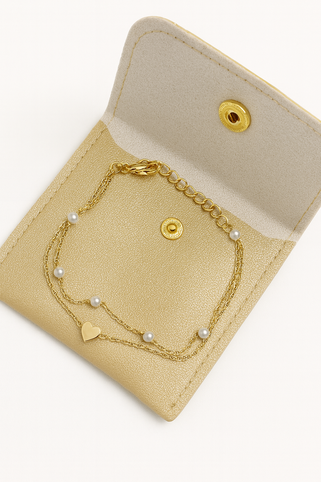 Perl of hearts necklace