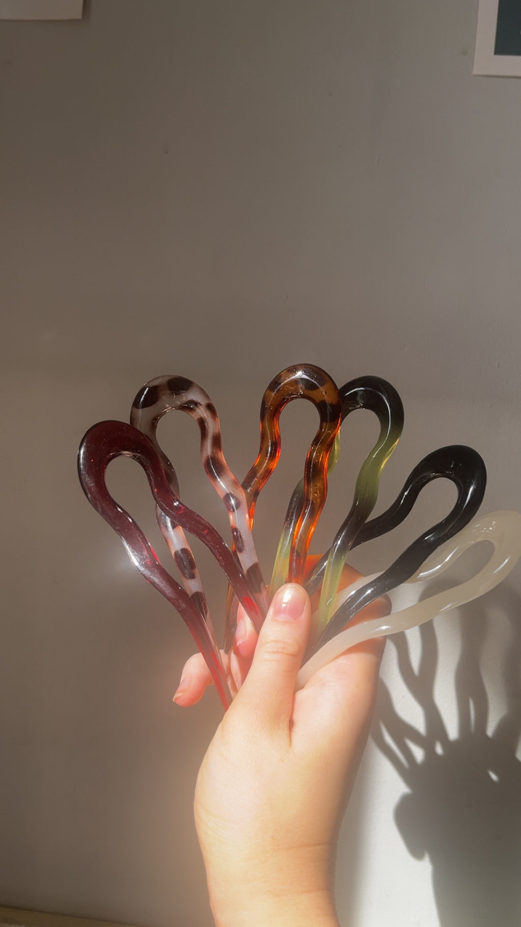 Elegant U-shaped hair pins